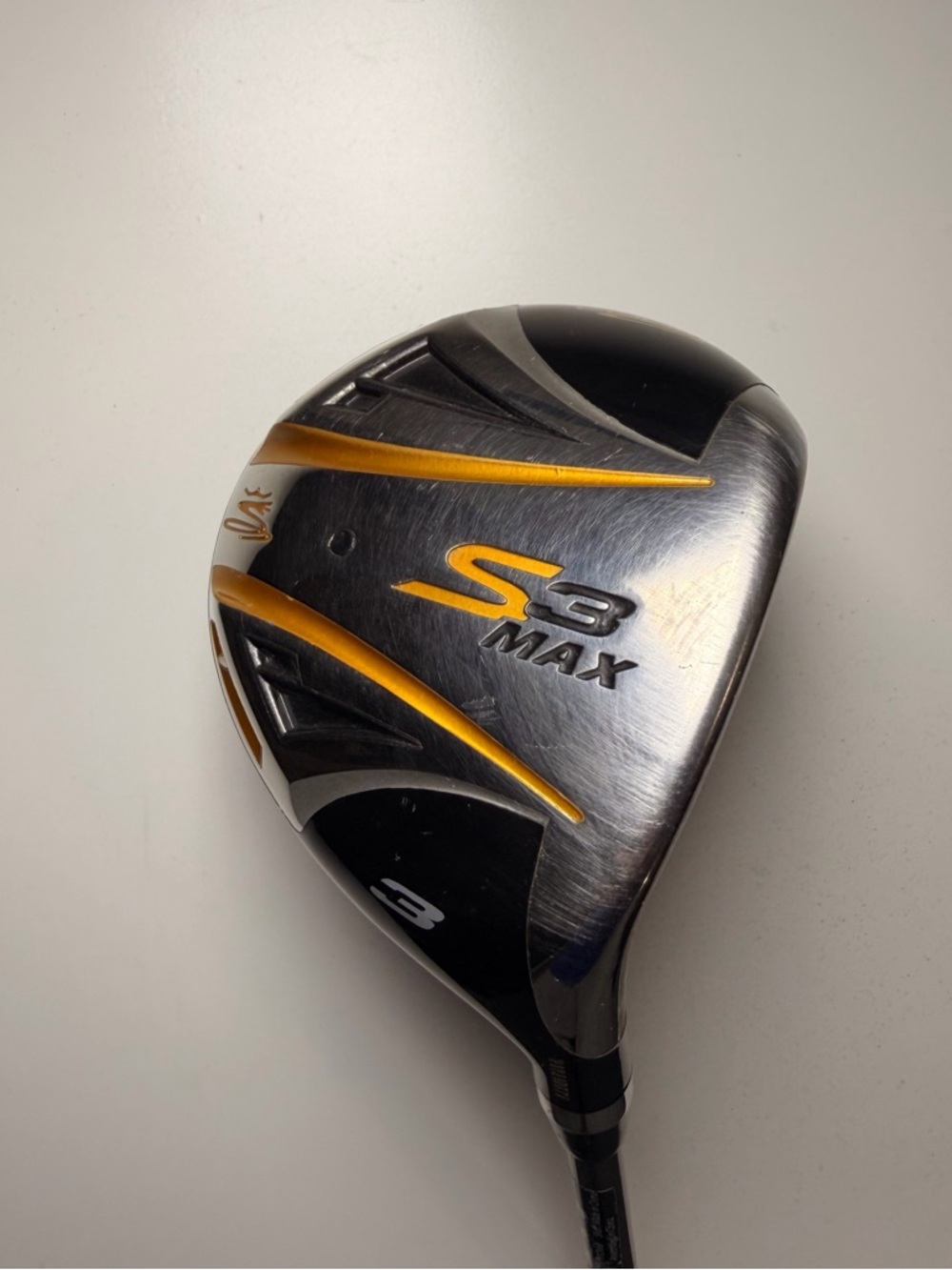 S3 Max 3-Wood Golf Club - Black and Gold
